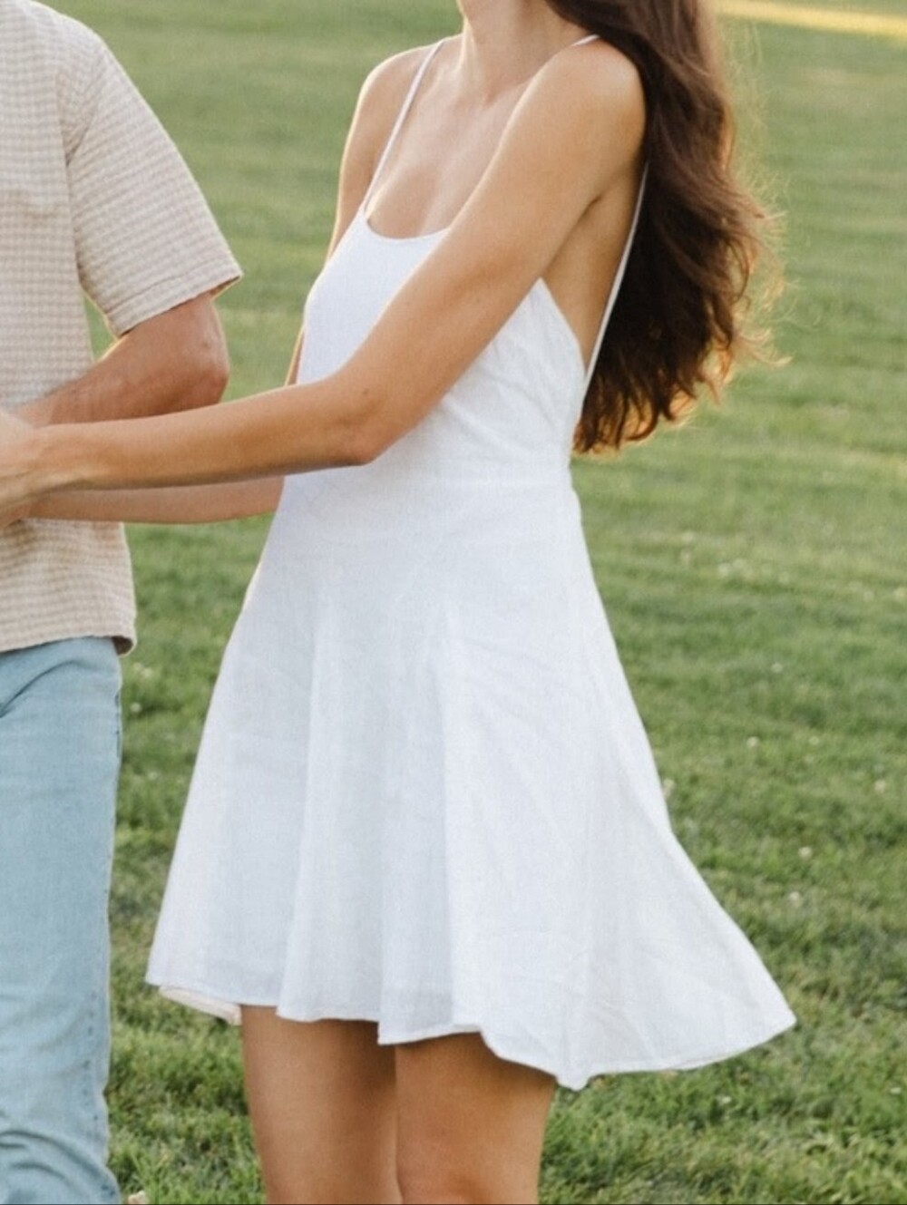 a new day White Spaghetti Strap Mini Dress
